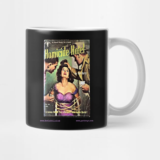 HOMICIDE HOTEL by Joe Barry –– Mug & Travel Mug by Rot In Hell Club